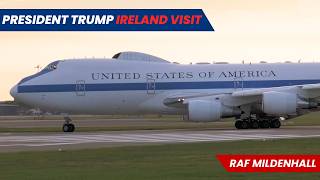 "Doomsday Plane" Lands at RAF Mildenhall – E-4B, C-5 Galaxy & C-17 in One Day!
