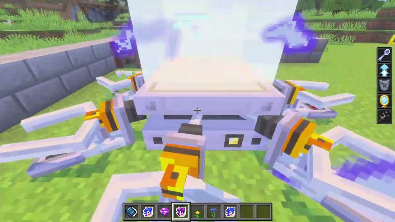 Sonic Minecraft add-on with Super sonic and shadow ep 2