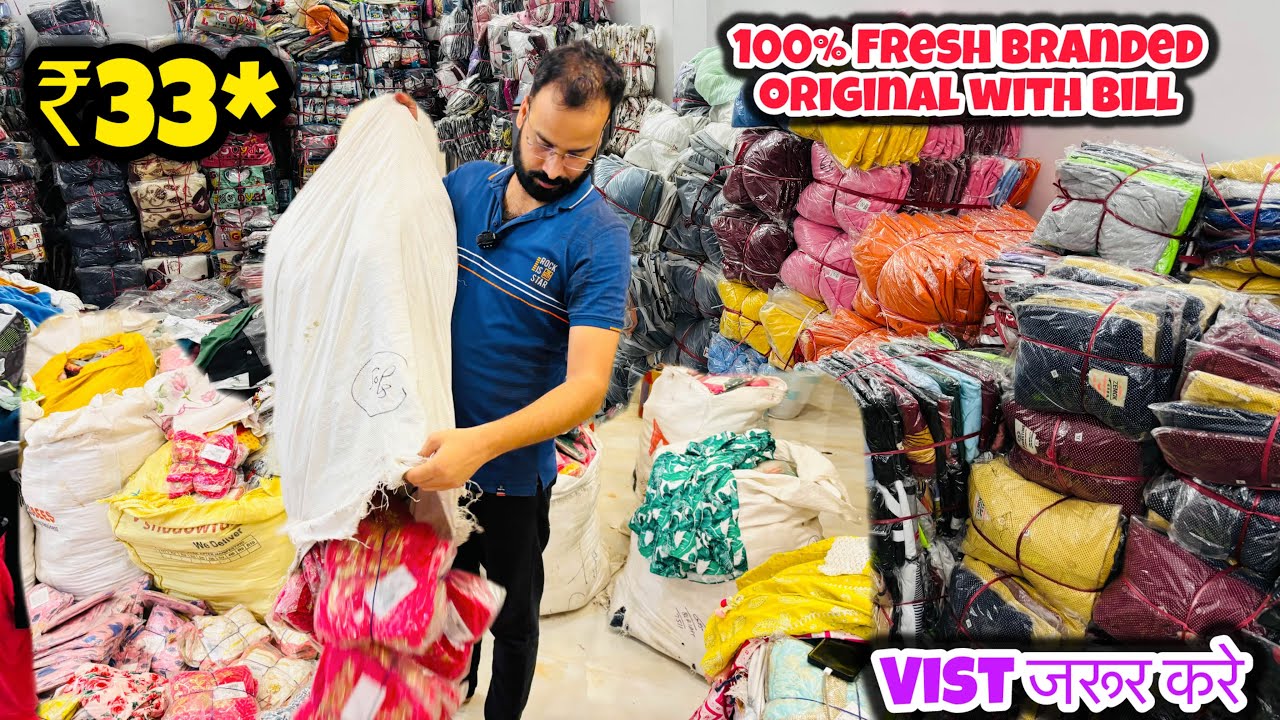 100% Fresh Kids Clothes With Tag | Export Surplus Warehouse in Delhi | Wholesale Market kids top 