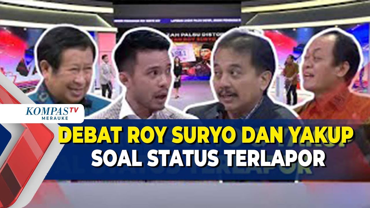 Debat Roy Suryo & Yakup Hasibuan Soal Status Terlapor Kasus Ijazah Jokowi!