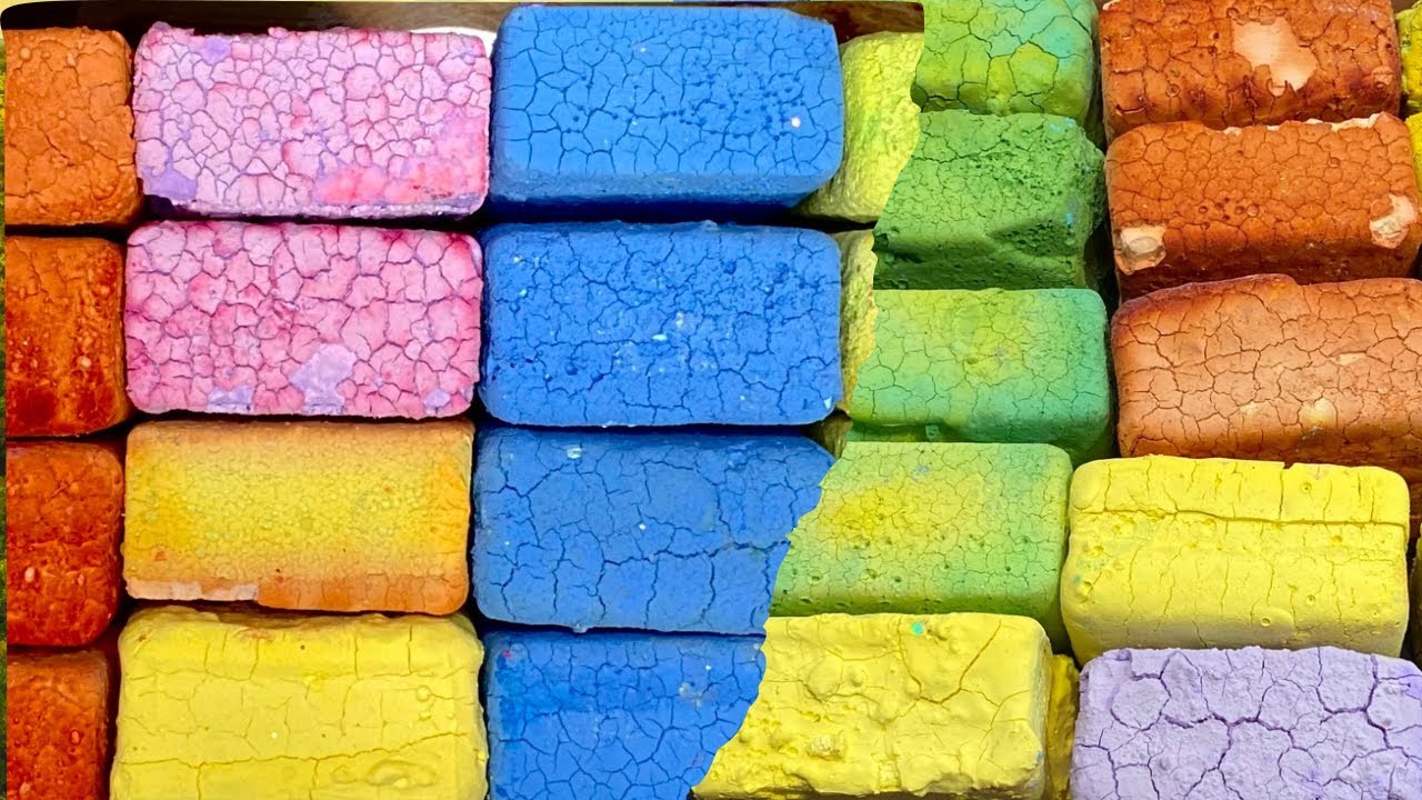 Pasted Gym Chalk Blocks Extravaganza | Compilation video | Sleep aid