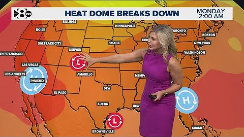 DFW Weather: Temperatures cool down, more rain is in the forecast