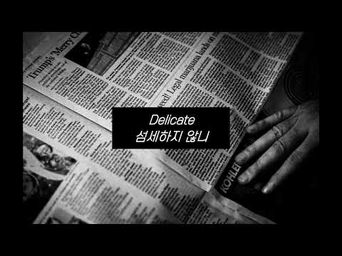 내 평판이 바닥일 때 조차 내 곁에 있어준 사람 : Taylor Swift-Delicate[가사해석/팝송해석]