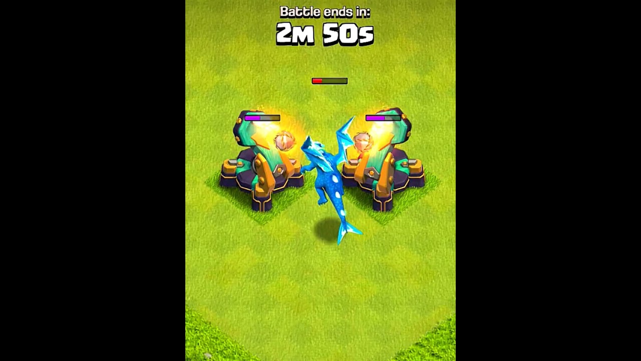 Electro dragon vs scattershot 😱 clash of clans 