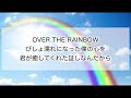 【歌詞付き】OVER THE RAINBOW/globe