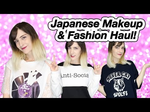Japanese Fashion & Makeup Haul - Japanese Fashion & Makeup Haul