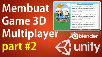 Membuat Game 3D Multiplayer Unity & Photon (Part 2 / 33) - Navigasi Panel & Scrolling Text