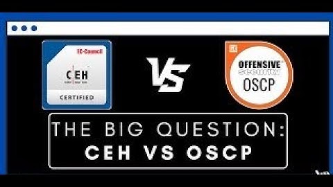 CEH vs OSCP Certification Comparision | Cyber Security certification CEH and OSCP