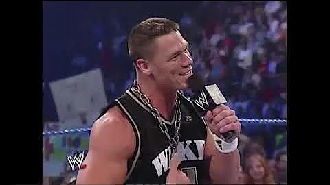 John cena and kurt angle battle rap WWE Smackdown in Toronto 2003