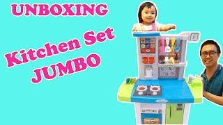 Unboxing mainan edukasi kitchen set JUMBO toys | Mainan anak | Mainan masak-masakan