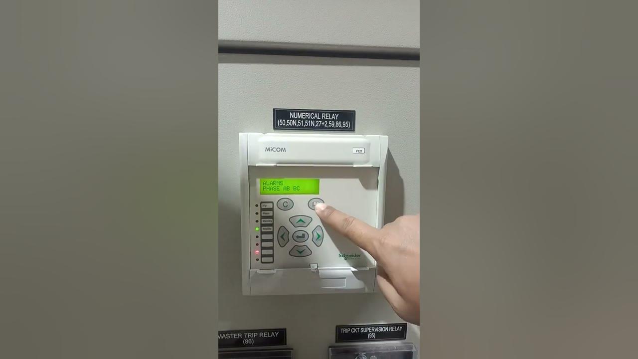 MiCOM Relay P127 U/V(27) Settings(Schneider, Areva) #UnderVoltage #