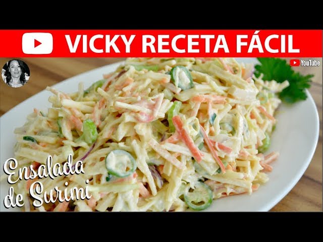 Top 76+ imagen vicky receta facil ensalada de surimi