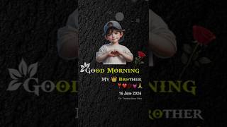 Good Morning My Brother 🌹❤️ | Special Morning Wishes Status | Trending Status Video #goodnightwishes