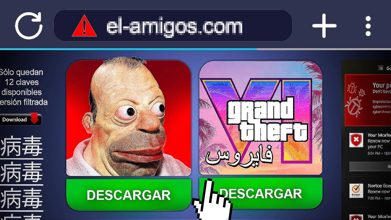 Ejecuté 100 virus de "ELAMIGOS" y esto le pasó a mi PC 💀