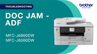 Document jam – in ADF bottom - Brother MFCJ6960DW