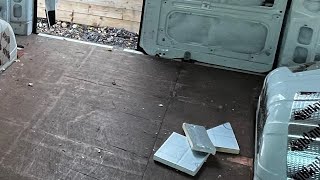 Starting to insulate the van - VB12