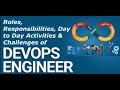 Roles, Responsibilities, Day to Day Activities and Challenges of DevOps Engineer