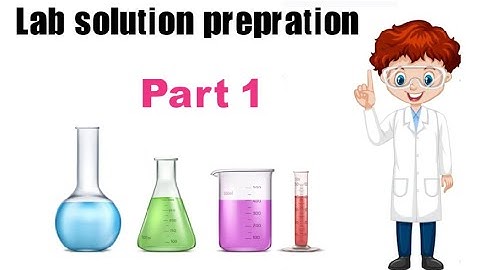 Lab solutions preparation Part 1 | Yazenkom