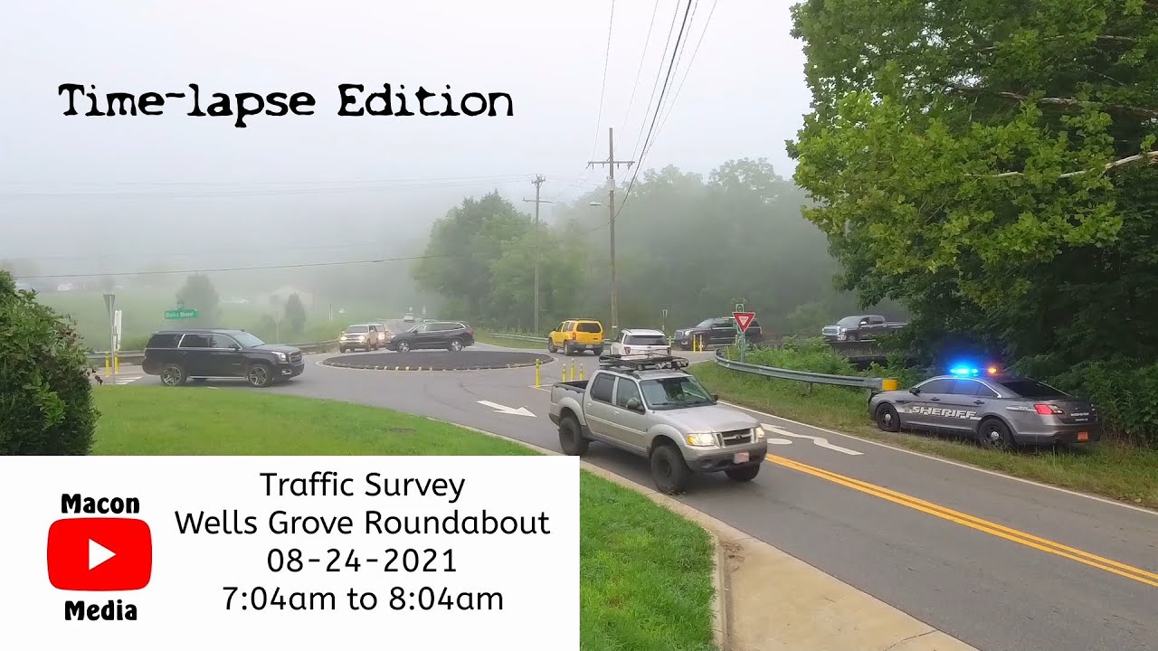Timelapse Wells Grove Road Roundabout (08242021) YouTube