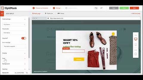 How to create a Shopify popup with OptiMonk to capture email & Messenger subscribers