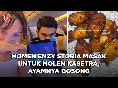 Momen Enzy Storia masak untuk Molen Kasetra: gosong dikit nggak masalah