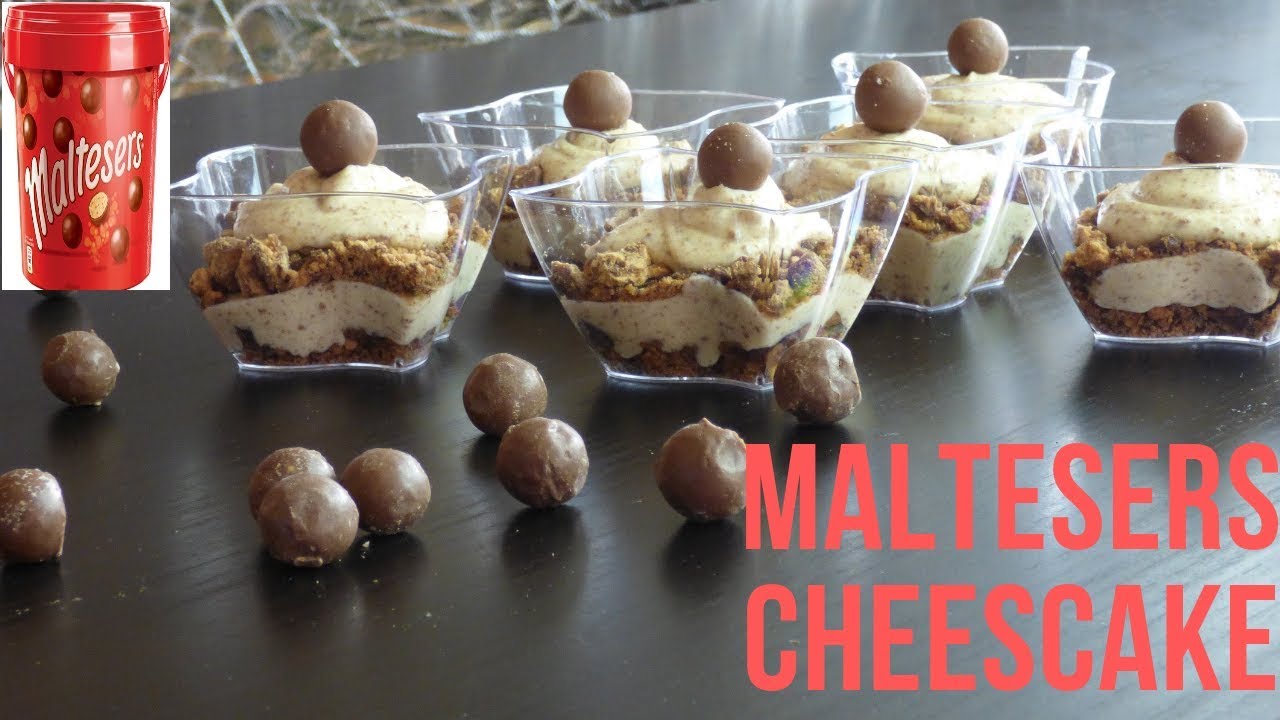 MALTESERS CHEESECAKE CUPS HOW TO MAKE NO BAKE MALTESERS CHEESECAKE