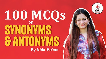 Top 100 Synonyms & Antonyms MCQs BA| B.com | BALLB  | MBA |AMU | BA FL | 2025 | #amu #amuentrance