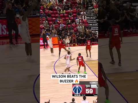 Caleb Wilson beats the 1H buzzer with the 3