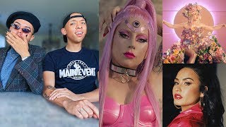 lady gaga, demi lovato, & katy perry - stupid love, i love me, never worn white | reaction & review