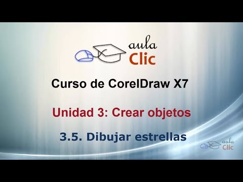 Curso de CorelDraw X7. 3.5. Dibujar estrellas.