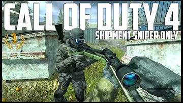 Call of Duty 4: Modern Warfare Shipment Sniper Only | 4K
