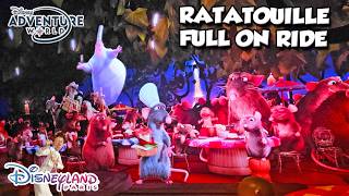 Ratatouille The Adventure On Ride in Worlds of Pixar at Disneyland Paris Aug 2026 4K