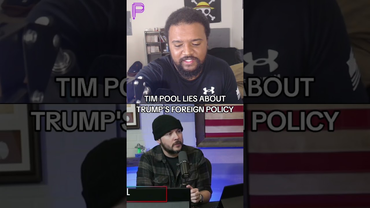 TIM POOL LIES ABOUT TRUMP'S FOREIGN POLICY