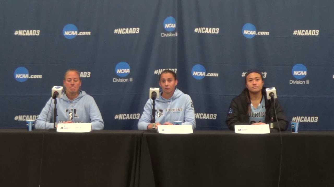 2019 NCAA Division III Field Hockey Championship – Johns Hopkins Semifinal Press Conference