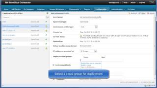Creating an environment profile