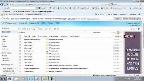 Como usar o Hotmail?