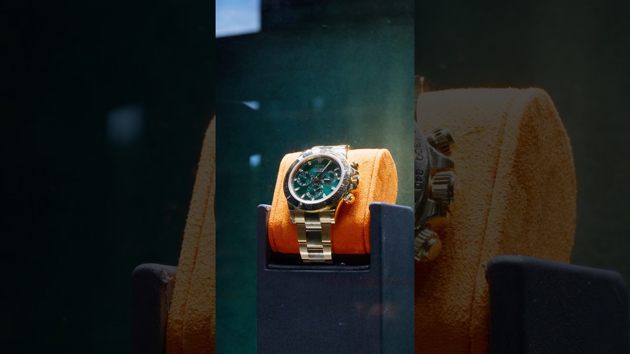 Lets take a look at some of the best green dial watches in stock!