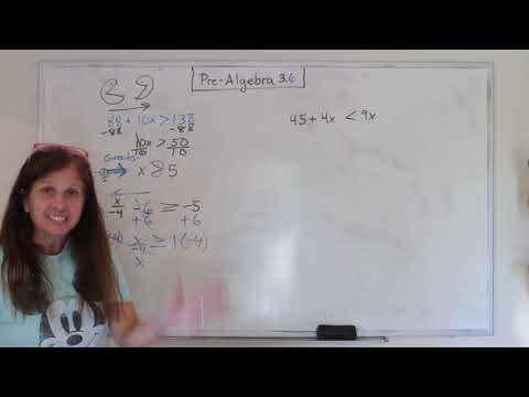 Pre-Algebra: Solving Multi-Step