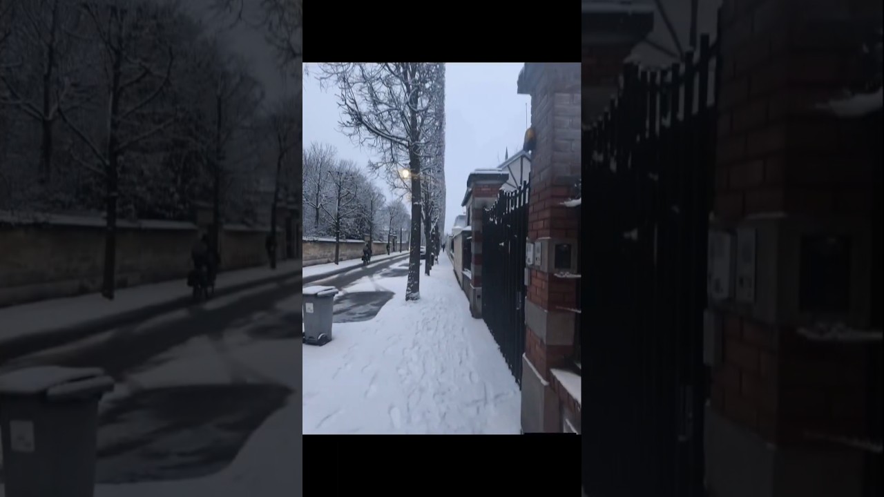 Paris,&Icirc;le de FRANCE  : Croissy-sur-Seine in Winter. Happy Winter 2025 #croissysurseine #fanjoyparis