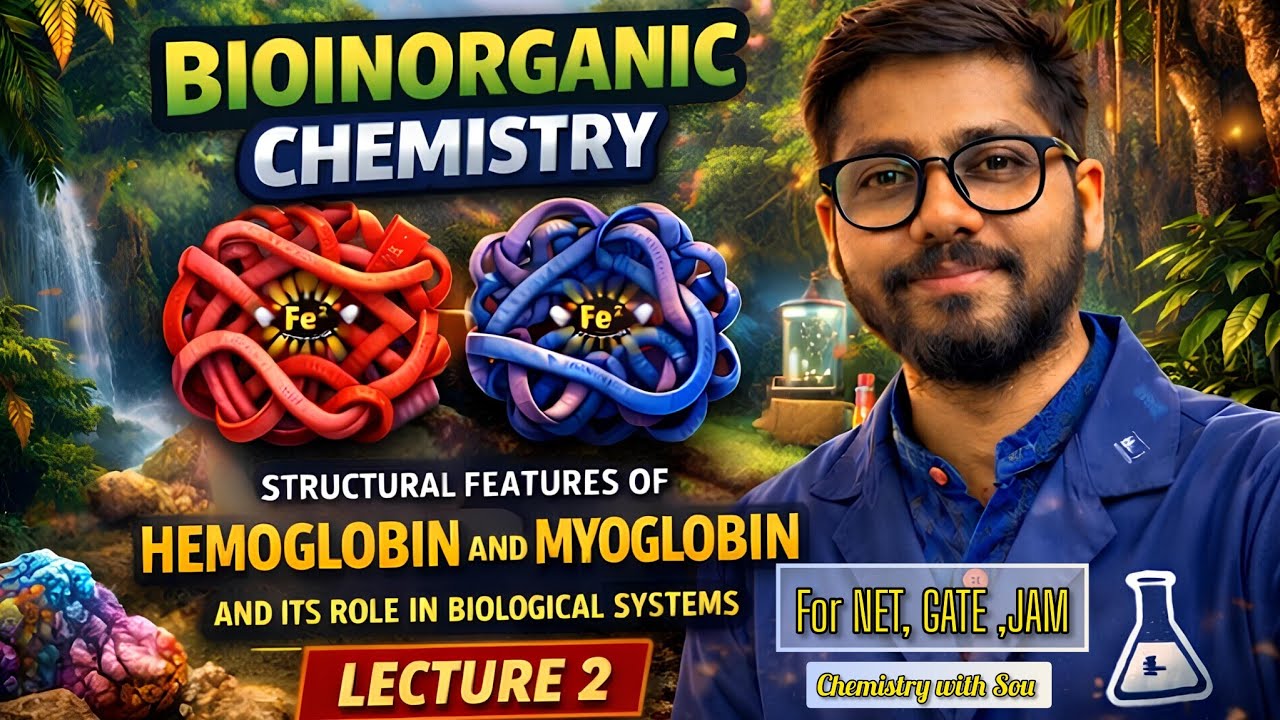 Hemoglobin & Myoglobin Structure Explained | Bioinorganic Chemistry Lecture 2 | NET/GATE/JAM