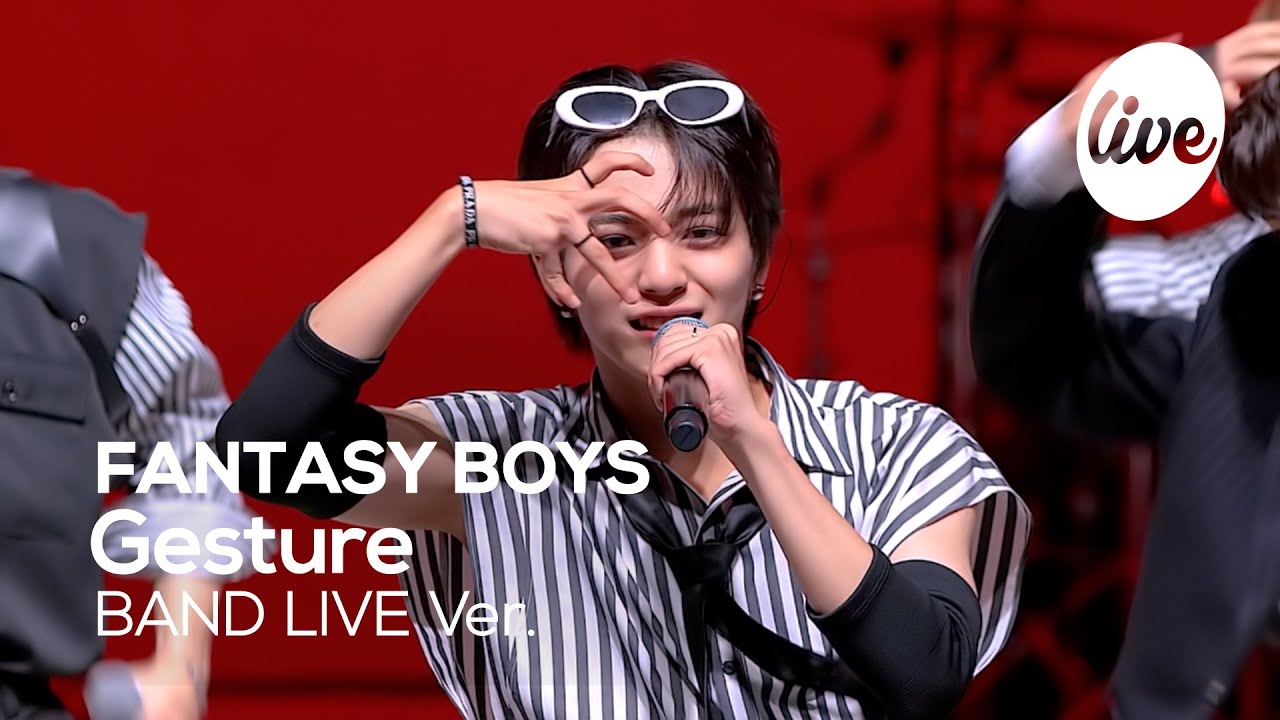 [4K] FANTASY BOYS - “Gesture” Band LIVE Concert [it's Live] шоу живой музыки