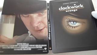 Unboxing A Clockwork Orange Blu-Ray Zavvi Exclusive Steelbook