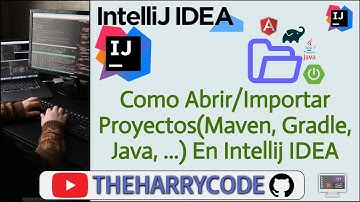 IntelliJ IDEA-cursus | Projecten (Maven, Gradle, Java, Python...) openen/importeren in IntelliJ