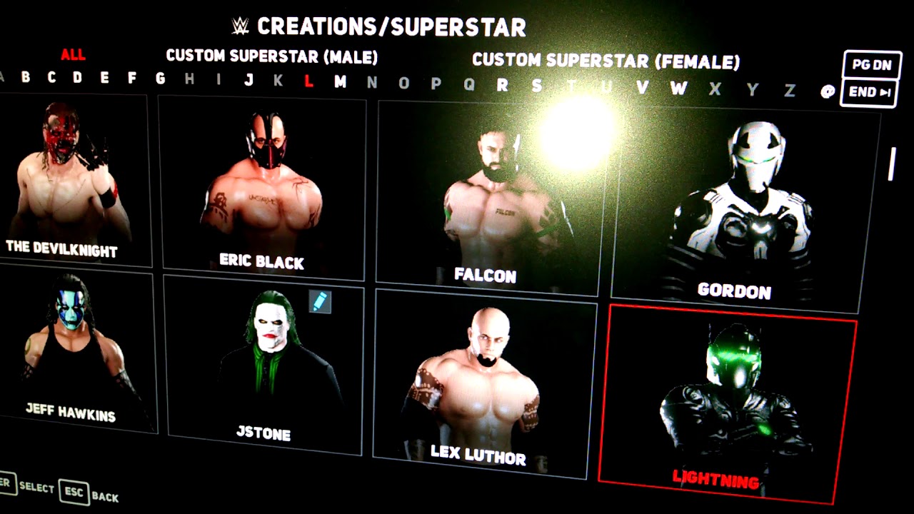 Wwe Custom wrestlers