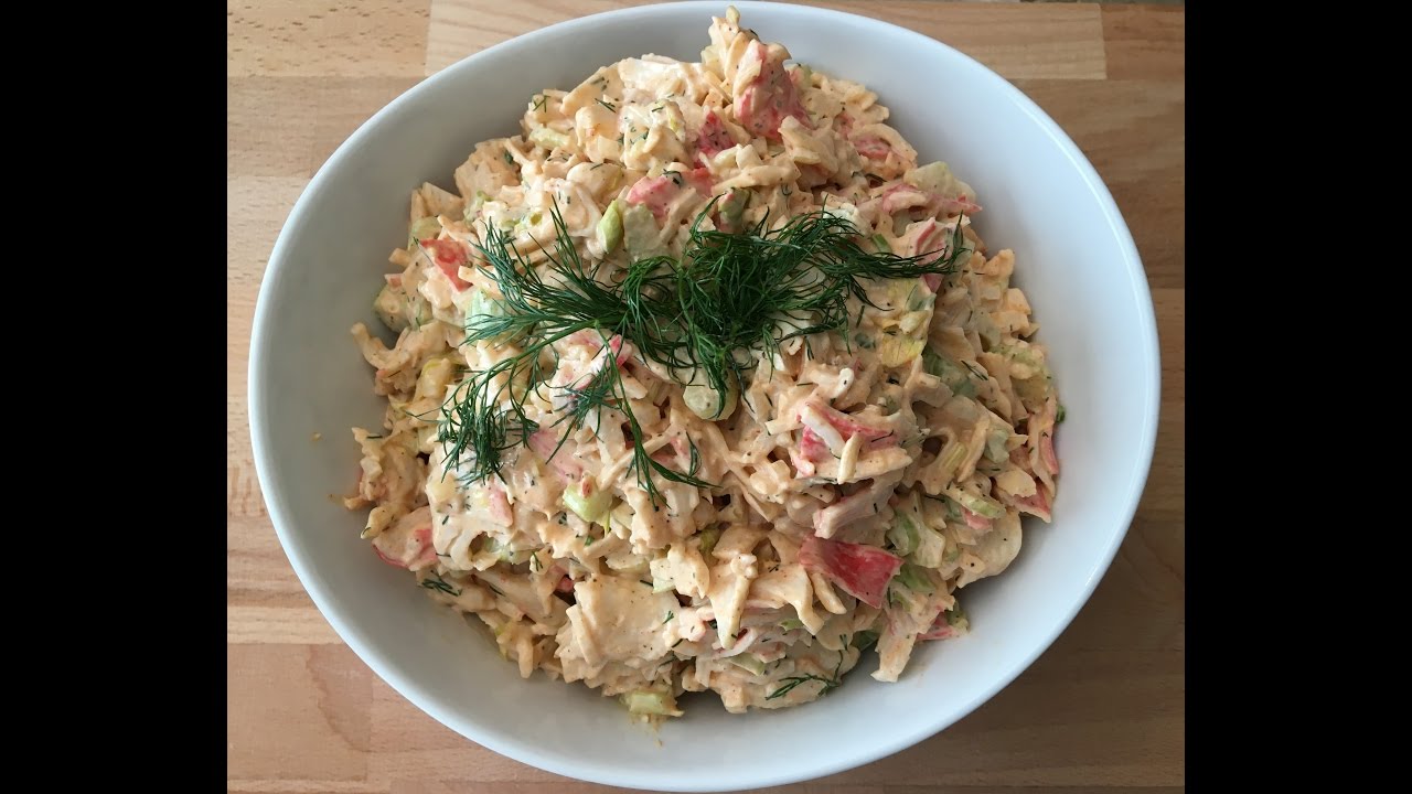 SPICY CRAB SALAD YouTube