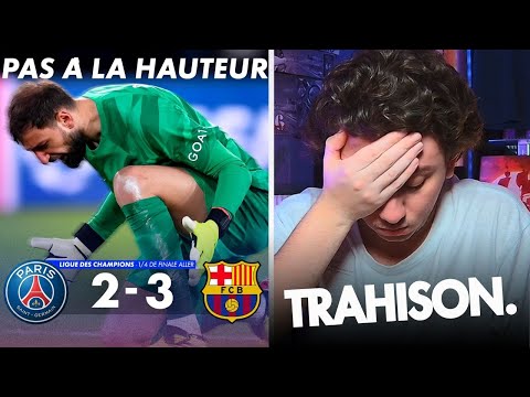 Ecœuré. Le PSG nous trahit de nouveau. (PSG 2-3 Barça)