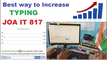 JOA IT 817 | Typing Test | A best way to Increase TYPING | HPSSSB JOA IT Typing with Multiplayers