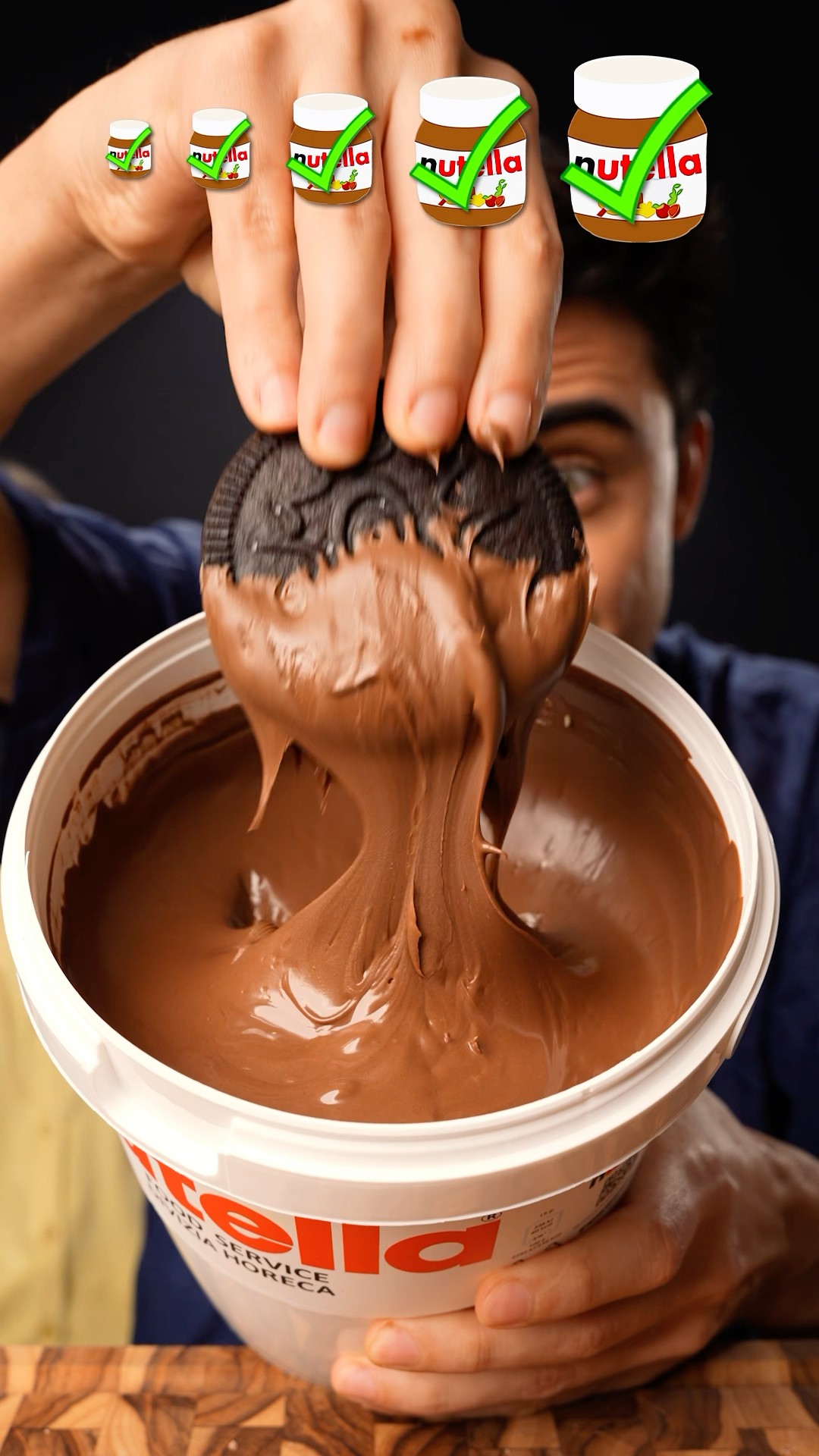 Small, Big, Giant Nutella Oreo Ice Cream Challenge Part 2
