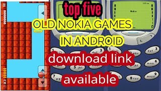 TOP 5 OLD NOKIA GAMES IN YOUR SMARTPHONE screenshot 2