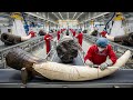 Inside the Mammoth Ivory Workshop – Carving Ice Age Fossils into $100,000 Art (Full Process)